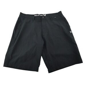 Hurley Dri-FIT Mens Hybrid Shorts Black Size 36 Casual Surf Swim Walk Shorts 9"